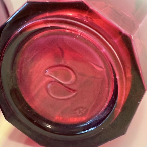 Circleware by Pasabahce Set of 2, 11 Oz Tumblers Glasses Gem Colors Red/Purple - Picture 6 of 11